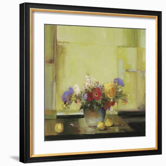 Floral Kaleidoscope I-Jennie Tomao-Framed Giclee Print