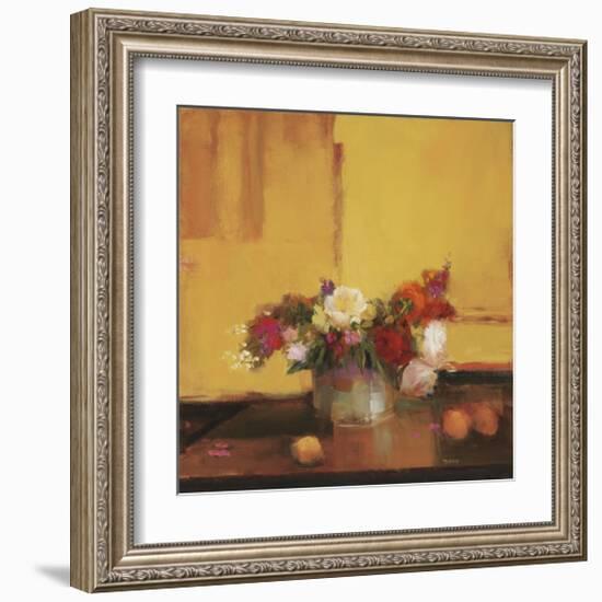 Floral Kaleidoscope II-Jennie Tomao-Framed Giclee Print