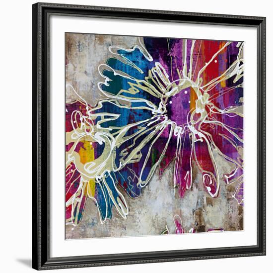 Floral Kick I-Bridges-Framed Art Print