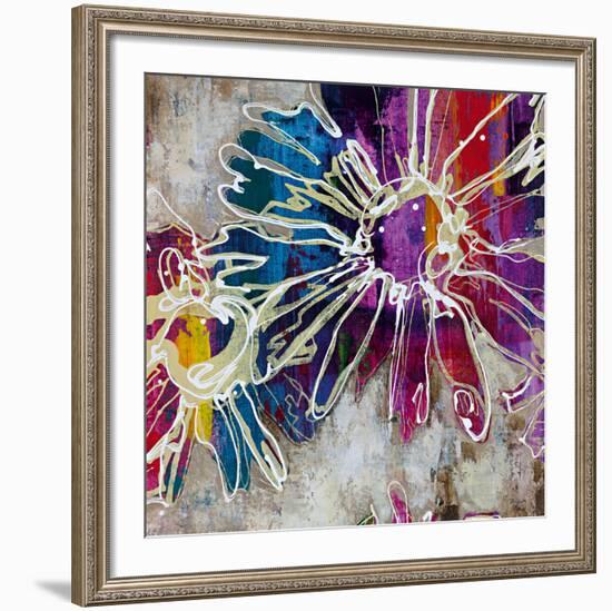 Floral Kick I-Bridges-Framed Art Print