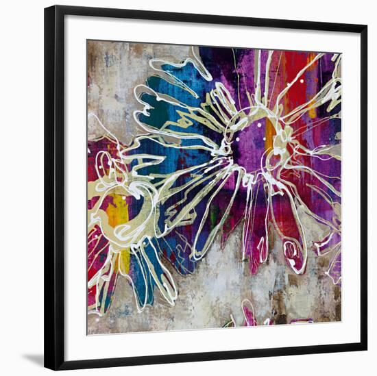 Floral Kick I-Bridges-Framed Art Print