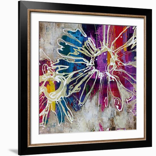 Floral Kick I-Bridges-Framed Art Print