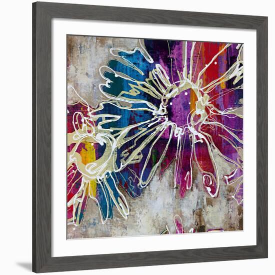 Floral Kick I-Bridges-Framed Art Print