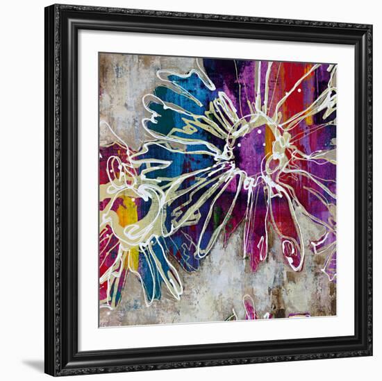 Floral Kick I-Bridges-Framed Art Print