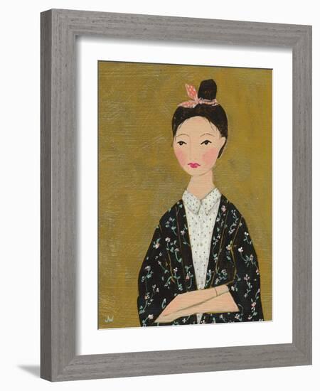 Floral Kimono-Joelle Wehkamp-Framed Giclee Print