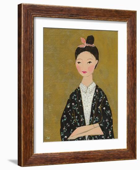 Floral Kimono-Joelle Wehkamp-Framed Giclee Print