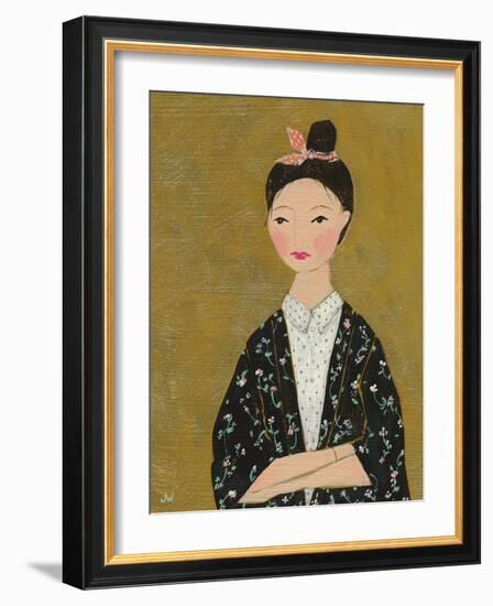 Floral Kimono-Joelle Wehkamp-Framed Giclee Print