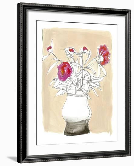 Floral Lineation II-Katrien Soeffers-Framed Giclee Print