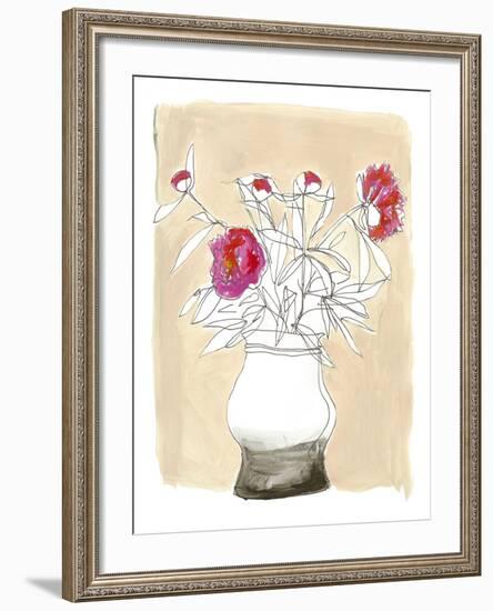 Floral Lineation II-Katrien Soeffers-Framed Giclee Print