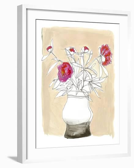 Floral Lineation II-Katrien Soeffers-Framed Giclee Print