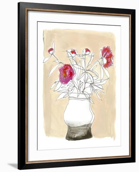 Floral Lineation II-Katrien Soeffers-Framed Giclee Print