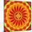 Floral Mandala Drawing Sacred Circle-AGCuesta-Mounted Art Print