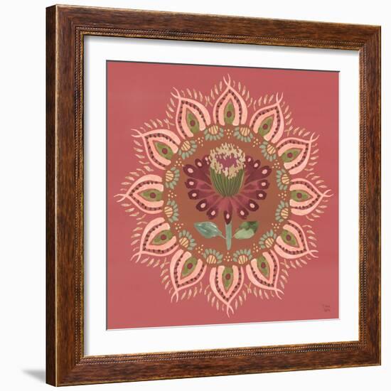 Floral Mandala I-Dina June-Framed Art Print