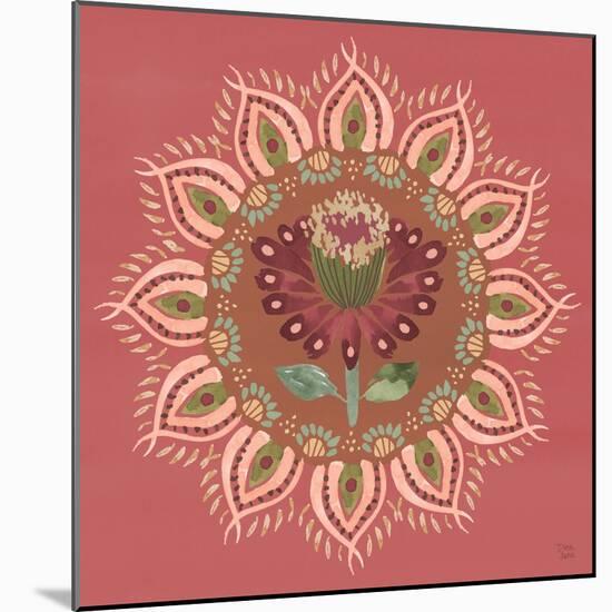 Floral Mandala I-Dina June-Mounted Art Print