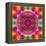 Floral Mandala Ornament-Alaya Gadeh-Framed Premier Image Canvas