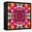 Floral Mandala Ornament-Alaya Gadeh-Framed Premier Image Canvas