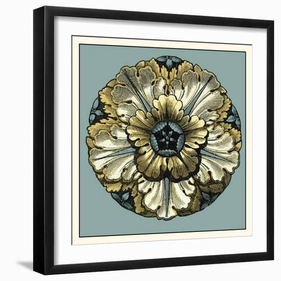 Floral Medallion V-Vision Studio-Framed Art Print