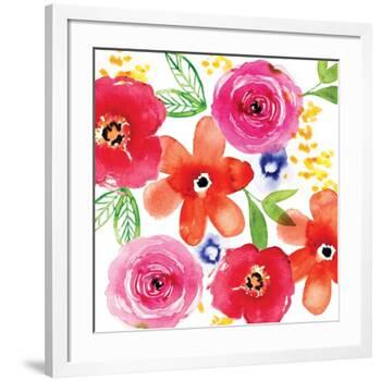 Floral Medley I-Sara Berrenson-Framed Art Print