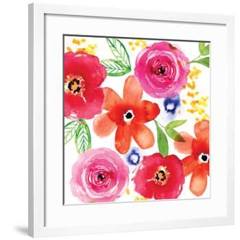 Floral Medley I-Sara Berrenson-Framed Art Print