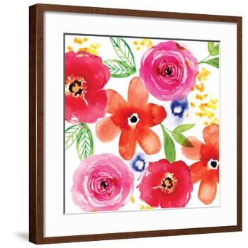 Floral Medley I-Sara Berrenson-Framed Art Print