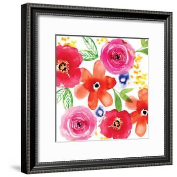Floral Medley I-Sara Berrenson-Framed Art Print