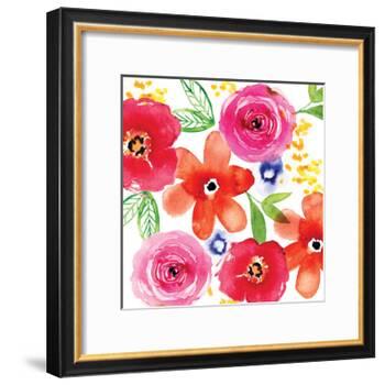Floral Medley I-Sara Berrenson-Framed Art Print