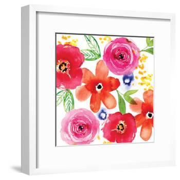 Floral Medley I-Sara Berrenson-Framed Art Print