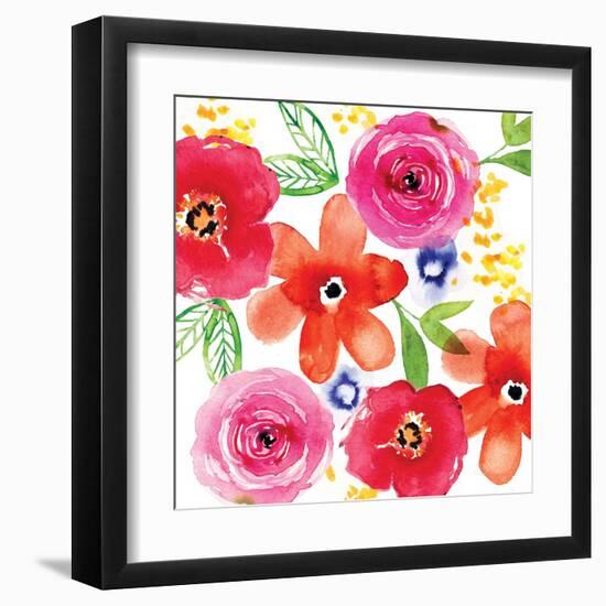 Floral Medley I-Sara Berrenson-Framed Art Print