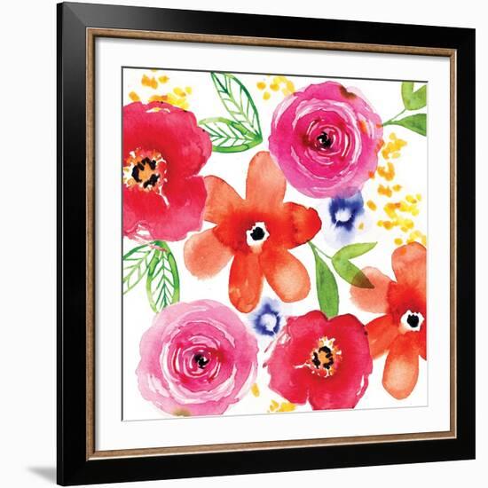 Floral Medley I-Sara Berrenson-Framed Art Print