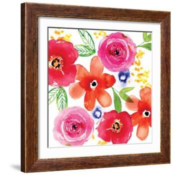 Floral Medley I-Sara Berrenson-Framed Art Print