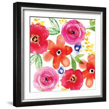 Floral Medley I-Sara Berrenson-Framed Art Print