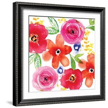 Floral Medley I-Sara Berrenson-Framed Art Print