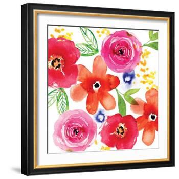 Floral Medley I-Sara Berrenson-Framed Art Print