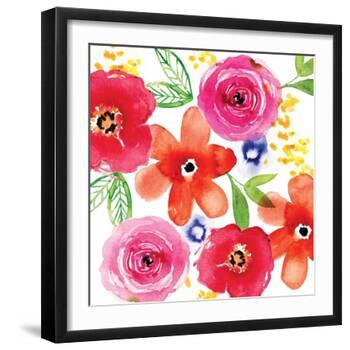 Floral Medley I-Sara Berrenson-Framed Art Print