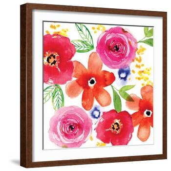 Floral Medley I-Sara Berrenson-Framed Art Print