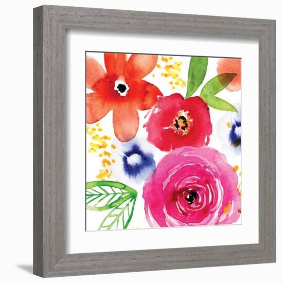 Floral Medley II-Sara Berrenson-Framed Art Print