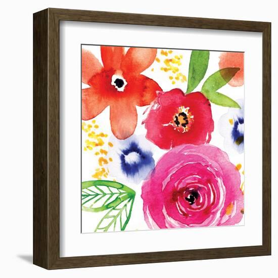 Floral Medley II-Sara Berrenson-Framed Art Print