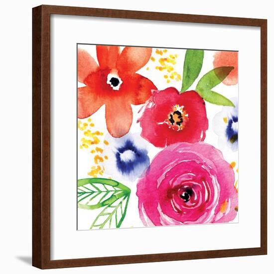 Floral Medley II-Sara Berrenson-Framed Art Print