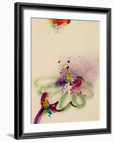 Floral Mist II-Leila-Framed Giclee Print