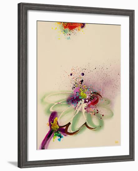 Floral Mist II-Leila-Framed Giclee Print