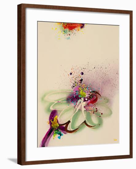 Floral Mist II-Leila-Framed Giclee Print