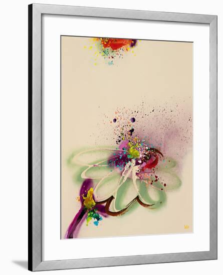 Floral Mist II-Leila-Framed Giclee Print