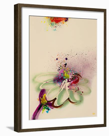 Floral Mist II-Leila-Framed Giclee Print