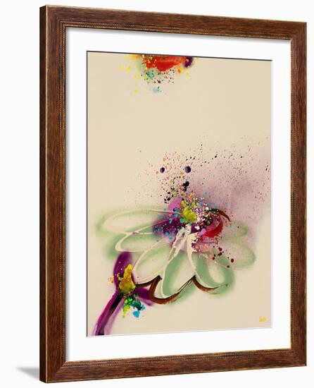 Floral Mist II-Leila-Framed Giclee Print