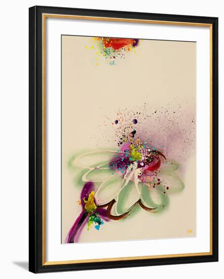 Floral Mist II-Leila-Framed Giclee Print