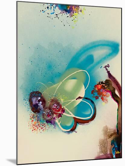 Floral Mist III-Leila-Mounted Giclee Print