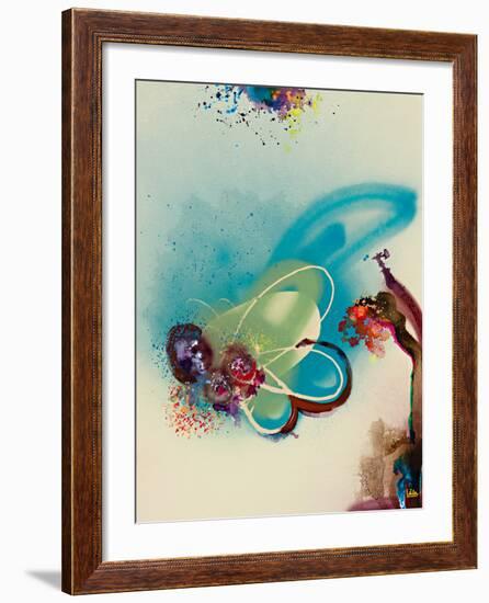 Floral Mist III-Leila-Framed Giclee Print