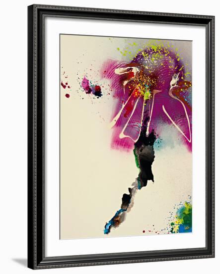 Floral Mist IV-Leila-Framed Giclee Print