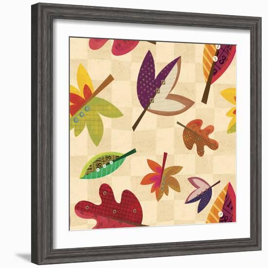 Floral Mix repeat 2-Holli Conger-Framed Giclee Print