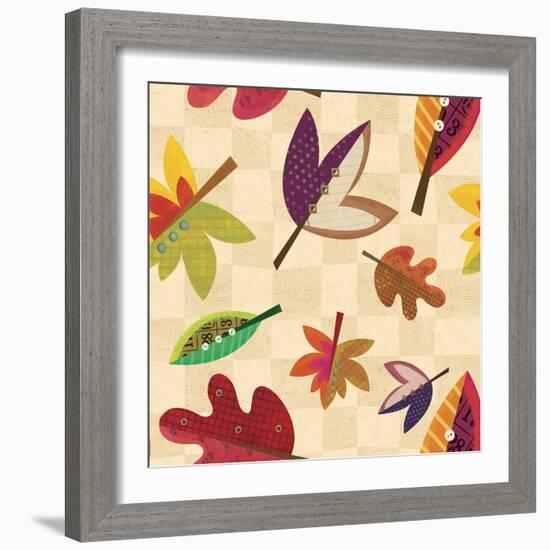 Floral Mix repeat 2-Holli Conger-Framed Giclee Print